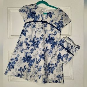 Maggie & Zoe New Little girls dress size 5 with matching purse